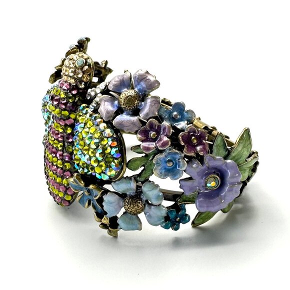 Kirk's Folly "To Bee or Not To Bee" Hinged Cuff Bracelet—AB Wings—Old Stock—NWT - Picture 13 of 16